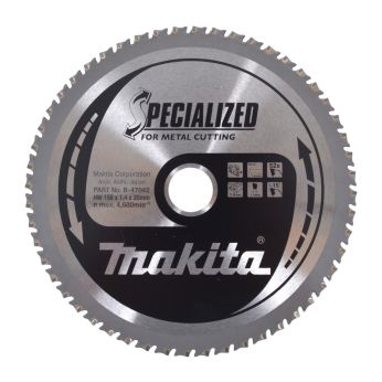 Makita - kotouč pilový ocel SPECIALIZED 150x1.4x20mm 52Z (tenká ocel SPECIALIZED) = old B-47167 B-47042