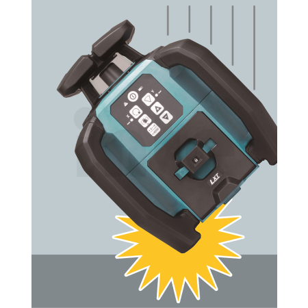 Makita - Aku automatický stavební laser, zelený SKR001Z