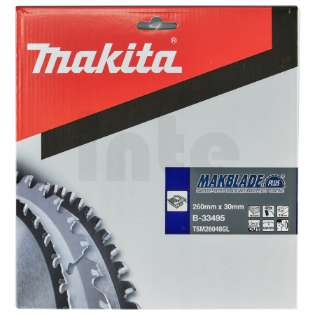 Makita - kotouč pilový dřevo MAKBLADEplus 260x2.8x30mm 48Z = old B-09824 B-33495