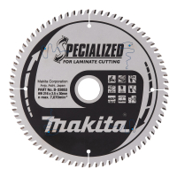 Makita - kotouč pilový lamino SPECIALIZED 216x2.5x30mm 72Z = old B-29474 B-33853