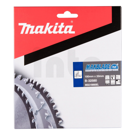 Makita - kotouč pilový dřevo MAKBLADEplus 190x2x20mm 60Z = old B-08757 B-32580