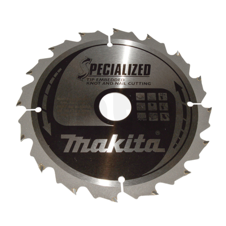 Makita - kotouč pilový dřevo SPECIALIZED se zapuštěnými zuby 185x2x30mm 16Z = old B-09341 B-33043