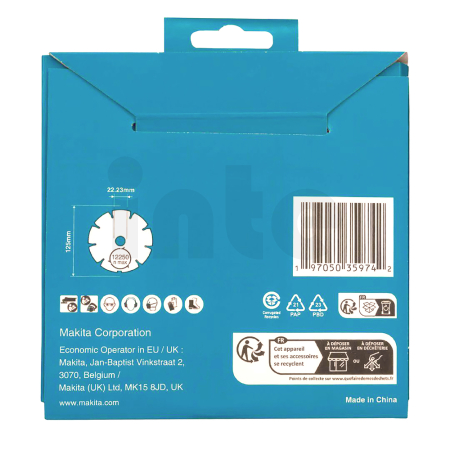 Makita - kotouč řezný diamantový segmentový Diamak 125x22.23mm D-80086