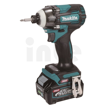 Makita - Aku rázový šroubovák 1/4"Li-ion XGT 40V/2,5Ah, Makpac TD004GD201
