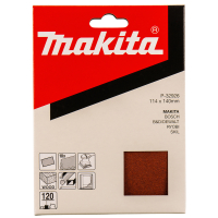 Makita - papír brusný 114x140mm K120, 10ks = old  P-00642 P-32926