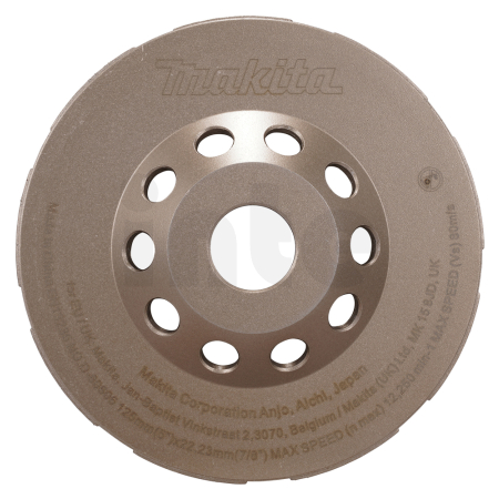 Makita - kotouč brusný diamantový dvousegmentový 125x22.23mm D-80606