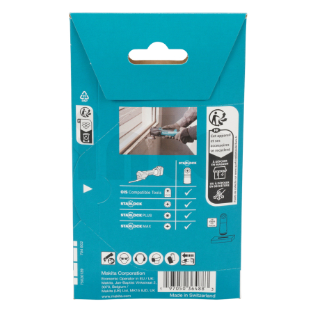 Makita - pilový list rovný 45x45mm BiM TMA087 Starlock (i pro O.I.S.) E-25448