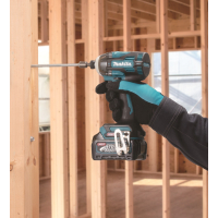 Makita - Aku rázový šroubovák 1/4"Li-ion XGT 40V/2,5Ah, Makpac TD004GD201