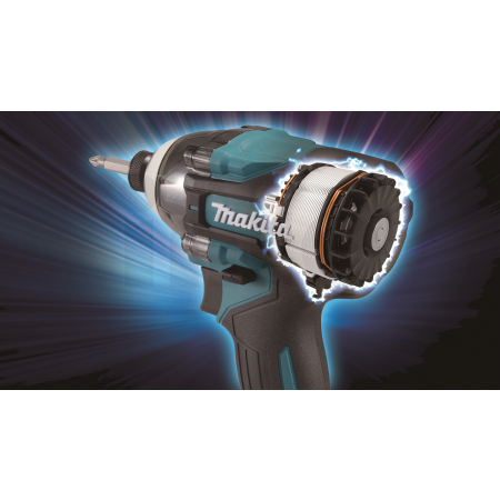 Makita - Aku rázový šroubovák 1/4"Li-ion XGT 40V/2,5Ah, Makpac TD004GD201