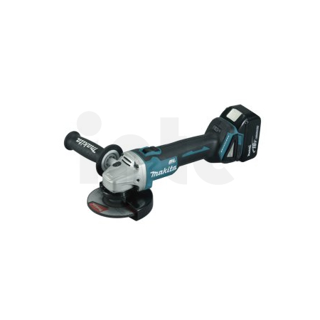 Makita - Aku úhlová bruska 125mm Li-ion LXT 18V/5,0Ah,Makpac DGA504RTJ