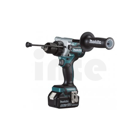 MAKITA Aku bezuhlíkový příklepový šroubovák Li-ion LXT 18V 5,0 Ah,Makpac DHP486RTJ