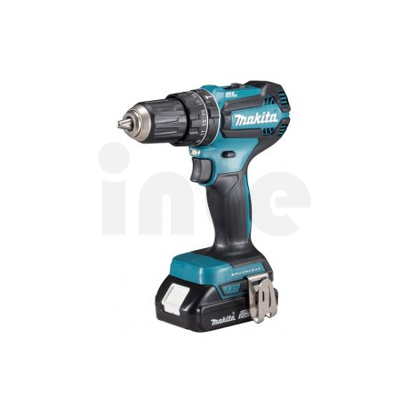 MAKITA Aku bezuhlíkový příklepový šroubovák Li-ion LXT 18V/2,0 Ah,Makpac DHP485RAJ