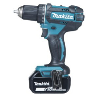 Makita - Aku příklepový šroubovák Li-ion LXT 18V/5,0 Ah DHP482RTJ