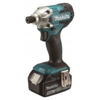 Makita - Aku rázový šroubovák 1/4" Li-ion LXT 18V/5,0Ah, Makpac DTD156RTJ