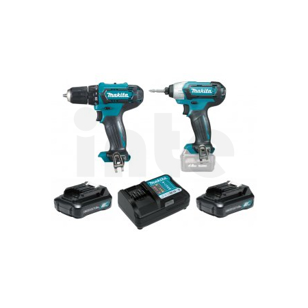 Makita - Aku sada DF333DZ+TD110DZ+2xaku+kufr Li-ion CXT 12V CLX224X