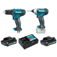 Makita - Aku sada DF333DZ+TD110DZ+2xaku+kufr Li-ion CXT 12V CLX224X