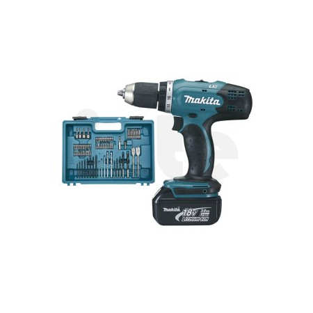 Makita - Aku vrtací šroubovák s příslušenstvím Li-ion LXT 18V/3,0Ah DDF453SFX1