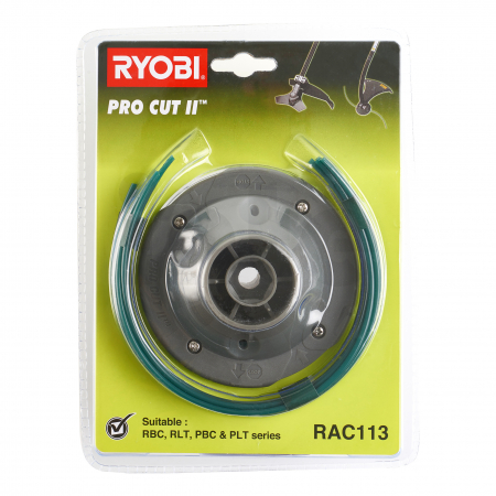 RYOBI RAC113 Strunová hlava Pro Cut II™ k benzínové strunové sekačce s 2.7mm strunou (10ks v balení) 5132002577