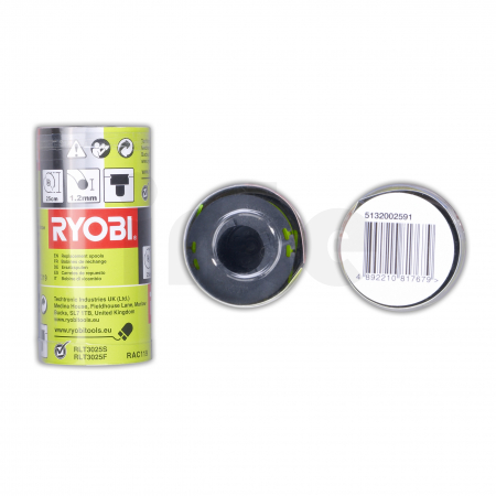 RYOBI RAC119 Cívky do elektrické síťové strunové sekačky s 1.2mm strunou (trojbalení) 5132002591