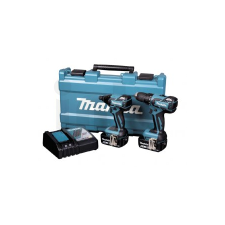 MAKITA Aku sada DDF459+DTD129 Li-ion LXT 18V DLX2006M