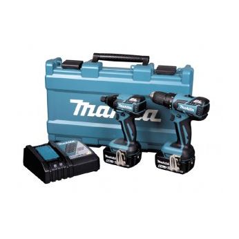 MAKITA Aku sada DDF459+DTD129 Li-ion LXT 18V DLX2006M