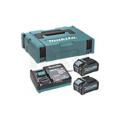 MAKITA sada Li-ion XGT 40V 2ksBL4040+1ksDC40RA+1ksMakpac 191J97-1