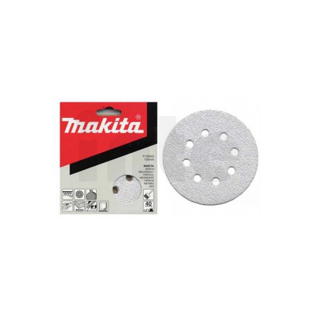 Makita - papír brusný suchý zip 125mm 8 děr K100, 10ks P-33370