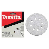 Makita - papír brusný suchý zip 125mm 8 děr K80, 10ks P-33364