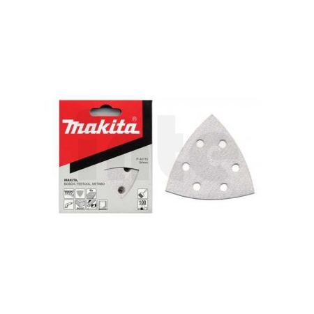 Makita - papír brusný suchý zip 94x94x94mm 6 děr K180, 10ks P-42743