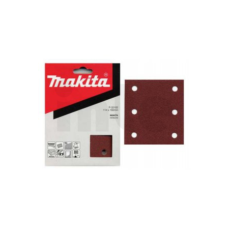 Makita - papír brusný 102x114mm 6 děr K320, 10ks P-33168