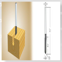 Makita - U-drážkovací fréza D-09329