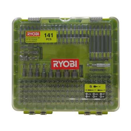 RYOBI RAKD141 141ks šroubovacích bitů 5132004667