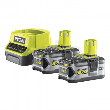 RYOBI RC18120-250 18V Sada akumulátoru s nabíječkou (2x5.0Ah) 5133003364