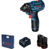 BOSCH Akumulátorový rázový utahovák Sada GDR 120-LI 06019F0001