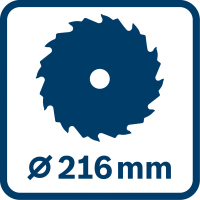 BOSCH Kapovací a pokosová pila GCM 216 0601B33000