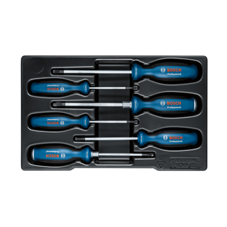 BOSCH Kombinovaná sada Šestidílná sada šroubováků SL/PH/PZ/TX 1600A02CV3