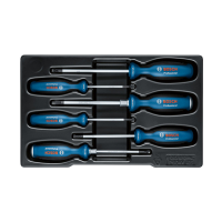 BOSCH Kombinovaná sada Šestidílná sada šroubováků SL/PH/PZ/TX 1600A02CV3