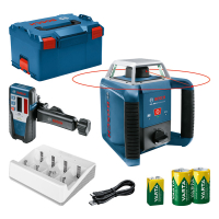 BOSCH Rotační laser GRL 400 H + LR 1 v L-BOXX 0601061806