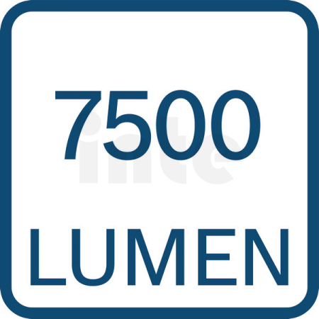 BOSCH Akumulátorové pracovní světlo GLA 18VH-7500 06014A5000