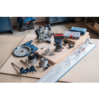 BOSCH Akumulátorová ohraňovací frézka GKF 18V-8 06016C2003