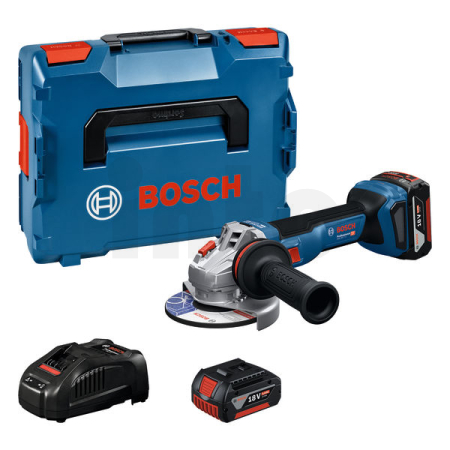 BOSCH Akumulátorová úhlová bruska GWS 18V-11, 125 mm, 2x GBA 5,0Ah 06019N4002
