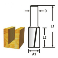 Makita - Drážkovací fréza 2 břit stopka 8 mm,24x25,4x57 mm D-47606