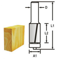 Makita - Drážkovací fréza 2 břit stopka 8 mm,9,5x26x67 mm D-47721