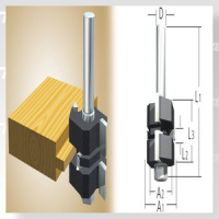 Makita - fréza 38 =  old 793190-3 D-12027