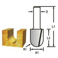 Makita - Žlábkovací fréza stopka 8 mm,6,35x12,7x44 mm D-47830