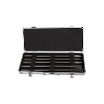 Makita - sada sekáčů SDS-Max v Al kufru: 3x špičák 400mm, 2x sekáč plochý 25x400mm, , 5ks D-40618