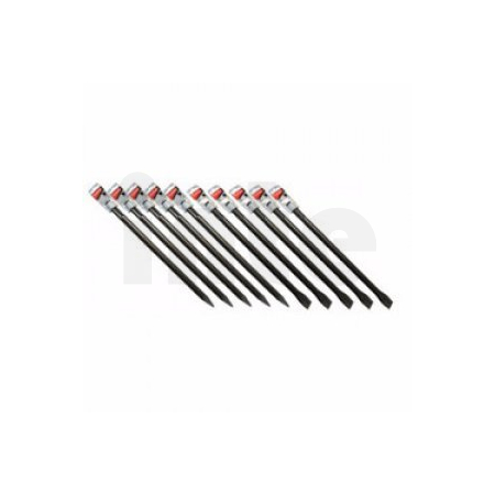Makita - sada sekáčů SDS-Max: 5xšpičák 400mm, 5x sekáč plochý 400x25mm, 10ks D-35324-10