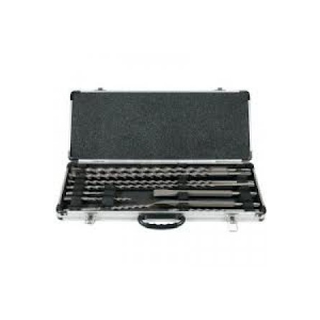 MAKITA sada vrtáků a sekáčů SDS-Plus v hliníkovém kufru, 10ks = newD-42385 D-19174