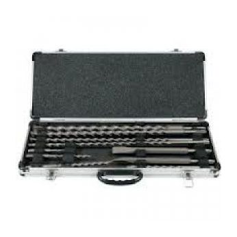 MAKITA sada vrtáků a sekáčů SDS-Plus v hliníkovém kufru, 10ks = newD-42385 D-19174