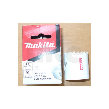 Makita - děrovka BiM 41mm (se závitem 5/8" 18UNF a otvory) P-52554